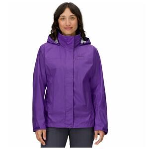 Marmot PreCip Eco Rain Jacket Purple Hooded Waterproof Lightweight XS